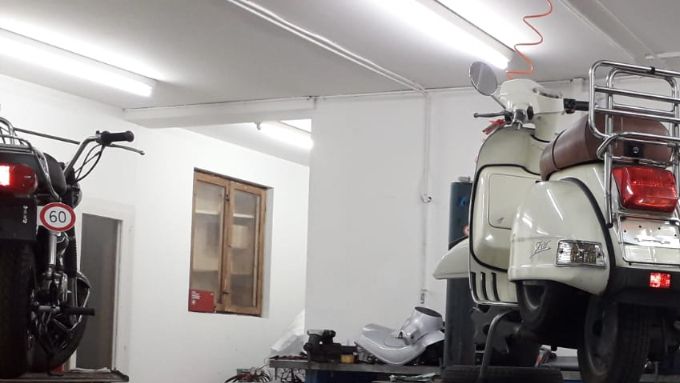 Unsere alte Werkstatt.